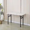 Mesa de puesto largo al por mayor transfronteriza Mesa rectangular moderna simple Mesa plegable de aprendizaje, escritura, comedor para alquiler