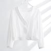 Ropa Ligera de Protección Solar para Mujer Chaqueta Corta Exterior Top Holgado de Manga Murciélago Camisa de Manga Larga de Verano Ropa para Mujer Tallas Grandes mm Gordita