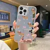 Funda de Espejo Estilo Ins Popular Japonés y Coreano de Perro Dachshund Lindo para Apple 17 Pro, iPhone 16 Funda Protectora Amigable para Maquillaje