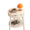 Mesa Lateral Criativa para Sofá, Gabinete Lateral, Estante de Armazenamento, Mesa de Cabeceira para Sala de Estar, Mesa de Canto, Mesinha de Café Pequena para Varanda, Mesa de Cabeceira para Quarto