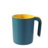 Taza de Lavado Creativa de Color Contrastante, Taza para Cepillado y Enjuague Bucal para el Hogar, Taza de Plástico Grueso de Dos Colores, Taza de Cepillo de Dientes para Pareja, Taza para Pareja