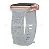 Adecuado para Apple Watch Ultra2 Correa de Silicona en Relieve, Pulsera de Silicona Rosa Grande Apple 11ª Generación en Stock