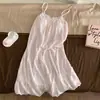 Camisón de tirantes para mujer 2026 Nuevo Verano Floral de Gasa con Almohadillas en el Pecho Ropa de Dormir Dulce y Sexy Ropa de Casa de Verano