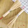 Escova de bambu natural, escova de panela, escova de panela, escova de panela de bambu, escova de cozinha, escova de panela, escova de artefato, escova de limpeza doméstica, vassoura de bambu