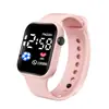 Reloj Electrónico LED Deportivo para Adolescentes y Niños, Reloj Cuadrado Pequeño en Forma de Corazón de Venta Caliente en Comercio Exterior, Reloj Electrónico para Estudiantes