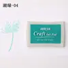 40 Cores Papelaria Criativa Coreana DIY Carimbeira Companheira de Carimbo Carimbeira Colorida Carimbeira de Cintura Côncava Esponja Espessada