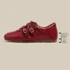 Zapatos Casuales para Mujer 2026 Primavera/Verano Nuevo Estilo, Tenis Blancos, Zapatos Mary Jane, Zapatos Pequeños de Piel, Zapatos de Tacón Oculto