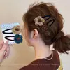 Obertura de Otoño~Pasador de Mujer Flor de Lana Borde de Flor Pinza BB Pinza Lateral para Flequillo Nuevo Pasador Adorno para el Cabello