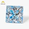 Venta al por mayor del fabricante Piedras sueltas de moissanita de colores, formas elegantes, corte princesa, 1-3 quilates, claridad VVS, pueden pasar el probador