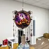 Decoración de Ventana de Cristal para Halloween Carrillón de Viento Acrílico F