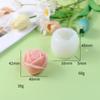 Molde de silicona Guofeng para hornear pudín de flores de hibisco, mousse, pastel, bricolaje, forma de rosa, vela creativa, flor