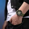 Reloj de pulsera MEGIR para hombre, nuevo, con correa de silicona, multifuncional, creativo, de moda, deportivo, venta al por mayor
