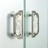 Aleación de Aluminio Nácar Lujo Mango Largo para Entrada de Villa Club Casa Puerta Corredera Manija de Puerta de Vidrio