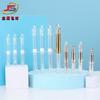 Fabricante 1ml Tubo Cohete Galvanizado Botella Jeringa Cosméticos 3ml Botella de Crema para Ojos Material de Empaque de Esencia Plástico Productos para el Cuidado de la Piel
