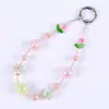 Colgante de Bolso Cruzado Tulipán con Cuentas de Cielo Estrellado Único y Exquisito, Cadena Versátil Intercambiable, Correa Corta para Teléfono