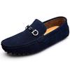 Sapatos masculinos Doug de couro legítimo com solado macio fosco, tamanhos grandes e internacionais, calçados casuais respiráveis e preguiçosos