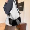 Bolso pequeño con diseño de explosiones transfronterizas para mujer, otoño e invierno 2024, informal, nuevo, estilo retro, bandolera con asas, bolso tipo bola de masa a juego.