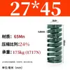 Módulo de Mola de Compressão Mola de Compressão Módulo Doméstico 65Mn Mola Tf Fio Plano de Alta Resistência Compressão Padrão Japonês Mola Retangular