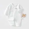 Tela Clase A, algodón puro, mameluco mariposa sin costuras para recién nacido, esencial para bolsas de maternidad, nueva ropa cómoda para el otoño de 2026