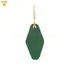 Colgante de Llave con Forma de Diamante Spot Llavero de Coche de Color Sólido Simple Accesorios para Llaves del Hogar Anti-Pérdida