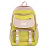 Mochila Escolar Estilo Academia Versión Coreana Linda Mochila para Estudiantes Gran Capacidad Preparatoria Set de Tres Piezas Bolsa Transparente Nueva Bolsa para Tutorías
