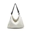 Bolso Cruzado de Lana de Moda Nuevo para Mujer, Gran Capacidad, Estilo Relajado, Bolso de Hombro Casual, Correa de Hombro de Moda, Bolso de Mano