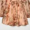 Atacado de Roupas Femininas Transfronteiriças Novidades Primavera 2026 Estilo Europeu e Americano Elegante Decote Quadrado Design de Amarração Vestido com Manga Bufante