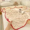 Manta de gasa de doble capa 100% algodón, manta tipo toalla, colcha, manta con forma de frijol, manta para bebé, manta para aire acondicionado, manta para siesta en la oficina