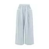 1637-2026 Primavera/Verano Nuevos Pantalones de Pierna Ancha Rectos de Moda para Mujer Estilo Europeo y Americano Pantalones Casuales Sexy Versátiles