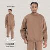 Ilha Cai Xiang Roupa Masculina Outono e Inverno Fleece Dopamina 350g Oversized Solto Tendência Marca Conjunto de Moletom e Calça Masculino