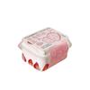 Caja de Empaque para Pastel de Dragón de Crema de Fresa Transparente Desechable Fruta Melaleuca Mousse Tiramisú Caja de Postre