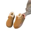 Pantuflas tipo Birkenstock de suela gruesa con forro de felpa, diseño de punta cerrada, para mujer, adecuadas para usar al aire libre, nueva colección otoño/invierno 2026, pantuflas de algodón tipo Birkenstock para calzar sin cordones