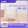Diámetro de 30 mm, peso de 22 g, tubos en blanco de plástico PET de grado alimenticio para botellas cosméticas, envases moldeados por soplado, venta al por mayor para exportación transfronteriza