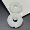 Colgante Verde Imitación Jade de 46 mm Colgante de Jade Piedra Lailuo Gran Yu Pei Material para Colgar en Coche Accesorios diy Vidrio de Grano Oscuro
