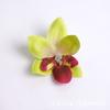 4cm Cabeza de flor de phalaenopsis simulación tacto pu Pasador Guirnalda Boda decoración diy Decoración de pastel Fábrica al por mayor