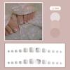 J241-280 usar uñas postizas para uñas de los pies chicas calientes espejo hielo a través de taladro de destello fino transfronterizo uñas postizas al por mayor