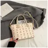Bolsa Cesta Tote Estampada da Moda para Mulheres 2026 Nova Elegante Versátil Bolsa de Ombro de Nicho Fofa Bolsa Transversal