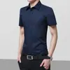 Camisa Blanca Talla Grande Negocios Transfronterizos 2026, Camisa de Color Sólido Ajustada Moderna para Todas las Estaciones, Camisa Versátil para Hombre