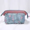 Bolsa de Maquiagem de Alto Valor Bolsa de Armazenamento de Cosméticos de Mão Estilo Fresco Bolsa Essencial de Viagem Kit de Costura Grande Capacidade