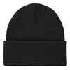 Fábrica Autorizada da Marca Chapéu de Tricô Personalizado com Logo Inverno Outdoor Quente Casual Versátil Puxar Gorro de Lã