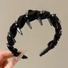 Diadema de Pedrería de Alta Gama para Mujer, Elegante y a la Moda, con Dientes para Uso Antideslizante, Adecuada para Lavarse la Cara, Pinza para el Cabello, Accesorio para el Cabello
