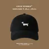 Tío Hu chi gorra de béisbol de alta calidad linda gorra bordada de cachorro de dibujos animados sombrero de otoño e invierno para hombre y mujer todo a juego moda