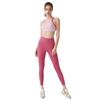 Conjunto de Ropa de Yoga para Mujer, Levanta Glúteos, Control de Abdomen, Pantalones Xingqing, Espalda Bonita, Combinación de Colores, Sujetador Deportivo con Copas Fijas a Prueba de Impactos, Conjunto de Fitness