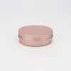 Caja de Aluminio Roscada de 110 ml para Cosméticos, Crema, Té, Empaque de Galletas, Joyero, Caja para Hilo de Pesca, Dorada Redonda