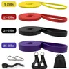 Banda elástica, banda de resistencia engrosada, ayuda para fitness para hombres, ejercicio, entrenamiento de fuerza, dominadas, cuerda elástica, yoga