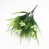 Vasos Mini para Plantas Verdes, Cercas Divisórias, Decorações de Paisagismo, Flores Artificiais, Arranjos de Flores, Samambaias, Folhas de Eucalipto, Grama Plástica