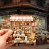 Casa de Fragrância Floral Resina Criativa Relevo 3D Magnético Adesivo de Geladeira Decoração de Geladeira Presente para Amigos e Colegas de Classe