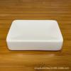 Suministros de baño de cerámica estilo europeo simple alto blanco cuadrado baño de tres piezas botella de baño taza de gárgaras caja de jabón