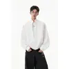 Camisa de Algodón de Alta Calidad 'Estilo Seúl' de Oxfreak, Camisa Pulóver de Diseño Único, Falsa de Dos Piezas para Hombre