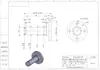 Montaje de Brida Articulada Flotante Tipo Brida Redonda Eje con Ranura para Anillo de Retención Pasador Voladizo 45# Núcleo de Eje WHE01